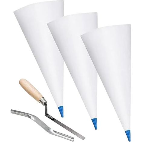 Juego de bolsas de lechada de cuero PVC - Azulejos para suelo - Paleta pequeña - Herramienta de nivelación (1/5)