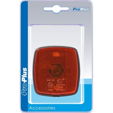 Feu de position lateral ambre 65x60mm pm sous blister (1/5)