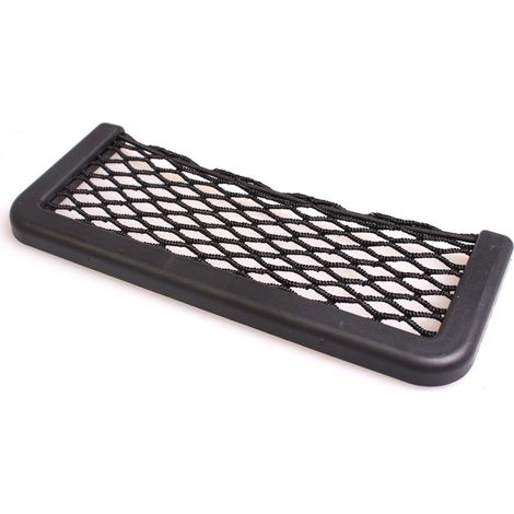 4 Pcs Filet de Rangement Voiture Filet Stockage pour Coffre Voiture Filet Poche de Rangement en Maille avec 2 Grande Taille et 2 Petite Taille, Noir 20/15cm