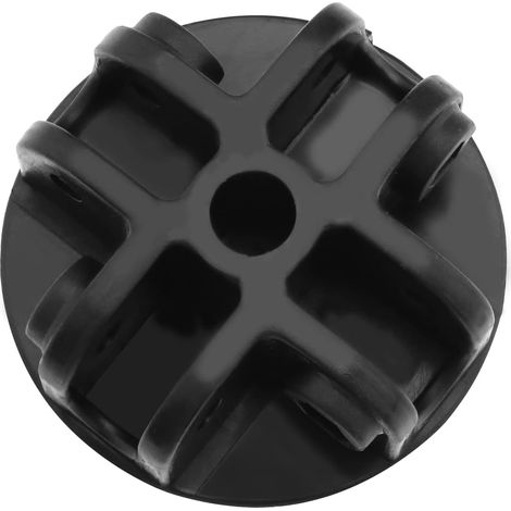 Support central de toit à 4 voies pour tonnelle, tente circulaire, accessoires de rechange en plastique noir (1/5)