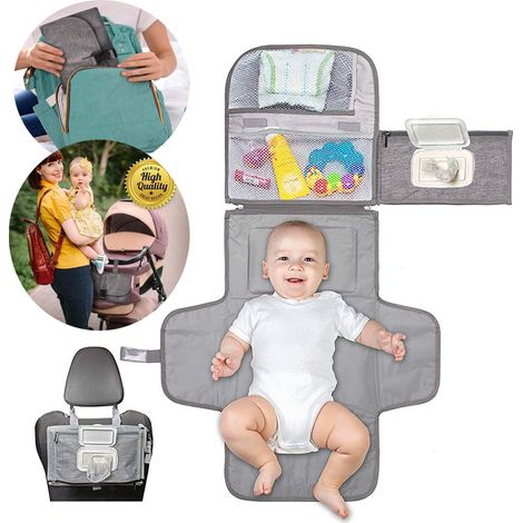 Kit de soins pour bébé, matelas à langer, tapis à langer pratique pour les sorties