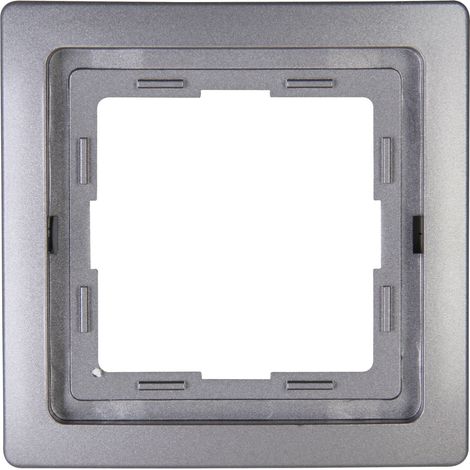 Kopp Abdeckrahmen 1-fach VENEDIG platin, 400143068 Kopp
