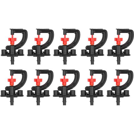 Kit 10x asperseur rotatif G avec support serre jardin (1/4)