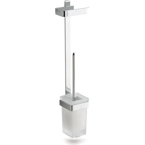 BELTRAN 21253 MILAN Escobillero Portarrollos Pared Cromo Atornillar - ref: 064-21253