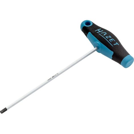 Hazet Werkstatt Innen-Sechskantschraubendreher Schlüsselweite (metrisch): 2.5 mm Klingenlänge: 100 (1/3)
