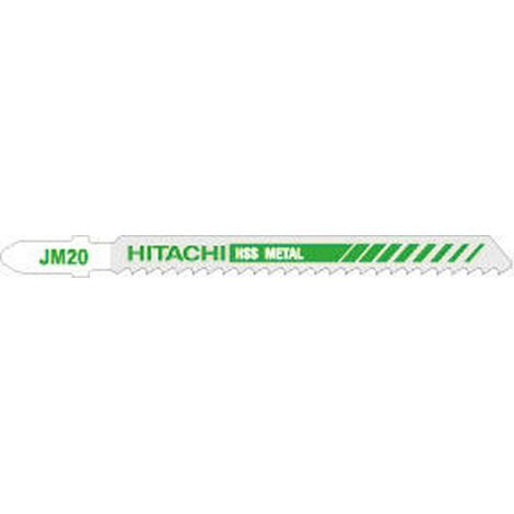 HIKOKI 750012 - Hojas sierra calar JM20 para metal100.4x75x7.5 mm HSS 8 TPI Env. 5 Uds.