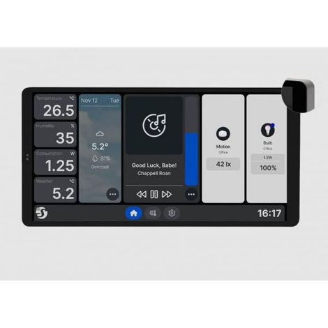 Shelly Wall Display X2 Pannello Touch Smart Home WiFi 6,95" con Relè Integrato