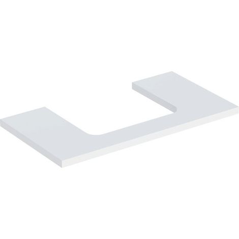 Plaque de lavabo Geberit ONE, découpe au centre, pour lavabo à (1/3)
