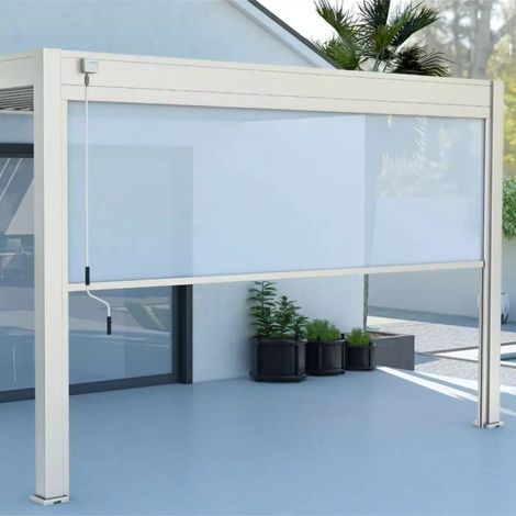 Tenda laterale 4M OMBREA VS - Bianco (1/3)