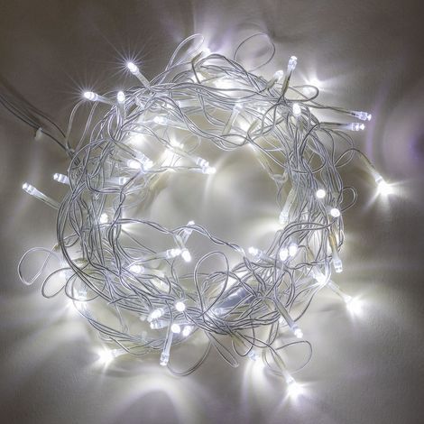 m LED-Lichtervorhang – Wasserdichte, batteriebetriebene Außeneinheit – Ferngesteuerte, mehrfarbige Beleuchtung für Terrasse und Fenster (1/5)