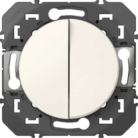 Doppeltaster, LEGRAND Dooxie, weiß LEGRAND