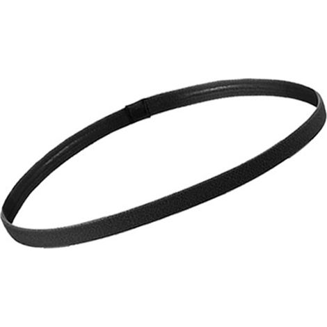 Bandeau de sport élastique fin anti-dérapant avec grip en silicone pour hommes et femmes - Football, basketball, tennis - Noir (1/5)