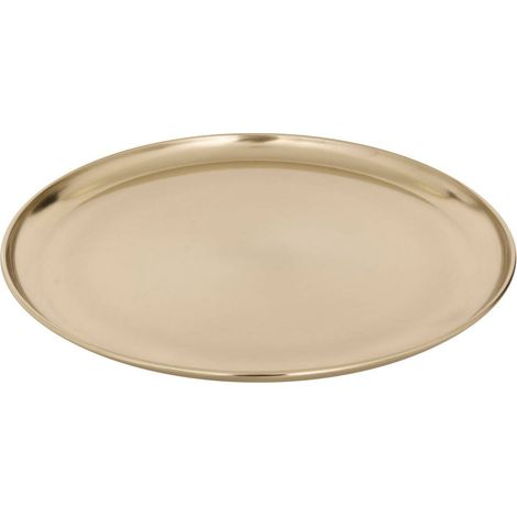 Bandeja de presentación dorada D37xH2,5cm - Atmosphera créateur d'intérieur
