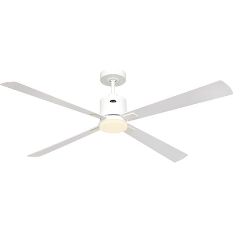 Ventilateur de plafond ECO CONCEPT 152, blanc - blanc/gris clair, Wi-Fi avec éclairage (1/2)