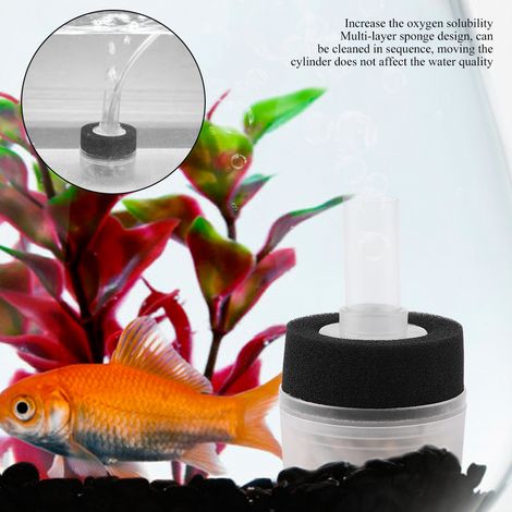 Pompe à air biochimique pour aquarium, filtre super éponge (1/5)