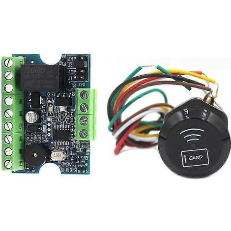 Kit de contrôle d'accès par verrouillage magnétique 12 V avec mémoire tactile, lecteur de cartes DALAS™ et carte de contrôle d'accès PCB E (1/5)