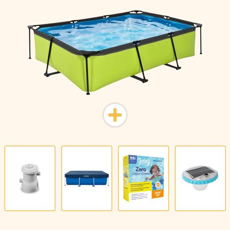 Exit-toys Piscine Exit Rectangulaire - 300x200x65 cm - 5-pièces S178 (1/5)