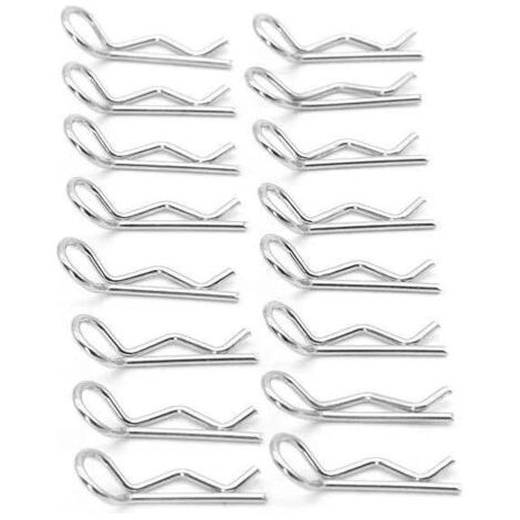 R type car body clip loop pin universal 1/8 1/10 1/18 scale model car body locking pin wave pin body loop