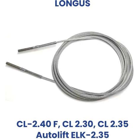 Cavo di ricambio Longus: cavo di sollevamento in acciaio CL 2.40 F, CL 2.30, CL 2.35, ELK 2.35 (1/4)