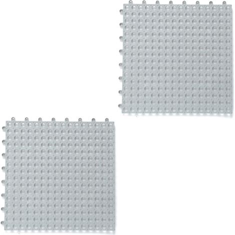 Tapis De Sol Anti-Dérapant Avec Trous D’Évacuation - Dalles En PVC Souple Pour Douche Piscine Cuisine Salle De Sport - 1 Pièce (1/5)