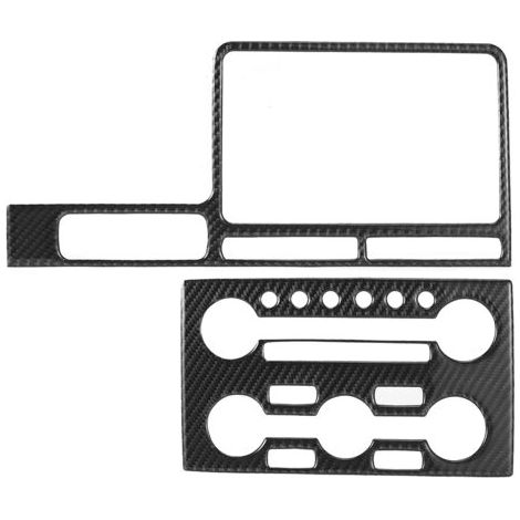 Garniture de Navigation de Commande Centrale en Fibre de Carbone pour GTR R35 08-16, Couverture Légère du Panneau de Tableau de Bord, Décoration Intérieure élégante (1/5)