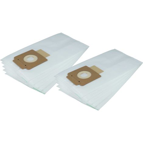 vhbw 10x Sacs remplacement pour Kärcher 69043350, 69043330, 6.904-333.0, 6.904-335.0 pour aspirateur - 33,5cm x 18,5cm blanc (1/4)
