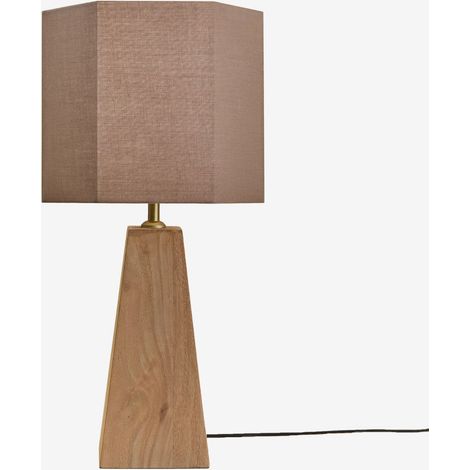 SKLUM Tischlampe aus Taraua-Mangoholz              Mango-Holz                     