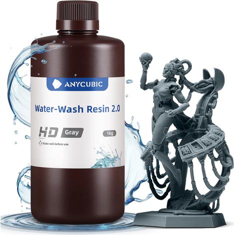 Anycubic Lavabile in acqua 2.0 HD Grigio 1 kg