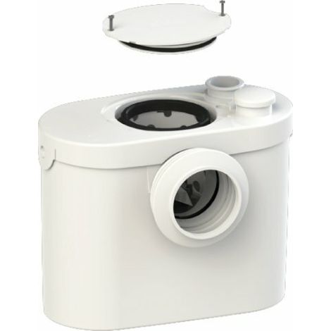 SFA - Trituratore Silenzioso (46 dB) Up - Trituratore WC da Posizionare Dietro un WC - Installazione Discreta - Manutenzione Facilitata - 33,9 x 22,2 x 29 cm - 400W - Made in France (1/10)