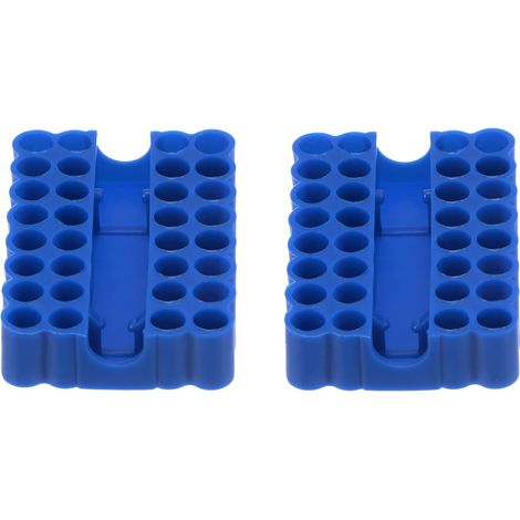 Porte-Embouts De Tournevis 64x45x16mm 32 Trous 2Pcs (1/5)