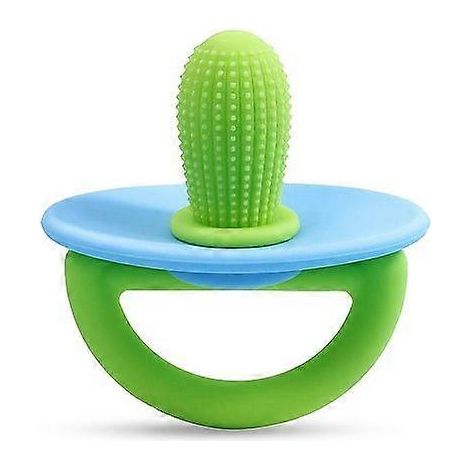 Juguete masticable para perros con forma de cactus, chupete de silicona para la dentición de cachorros pequeños, accesorio de juego interactivo y duradero para mascotas. (1/5)
