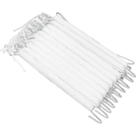 Lot de 10 crochets de jardin pour plantes grimpantes, support tomate, crochet en J pour jardinage (1/5)