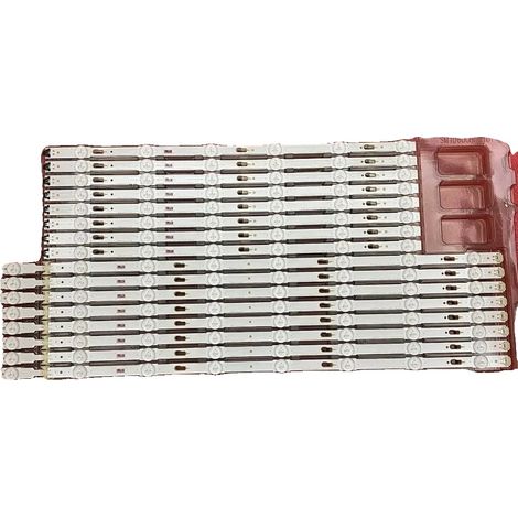 Ruban LED pour téléviseurs, ensemble de 16 LED, longueur de 1240 mm, installation simple (1/5)