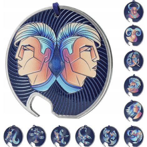 KADAX Flaschenöffner, Zodiak Design, Bieröffner aus Edelstahl, Sternzeichen-Flaschenöffner, Einhand