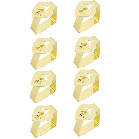 Juego de 8 pinzas para manteles – para interior/exterior – jardín/hogar/restaurante – soportes para mesa – sujeción segura (1/5)