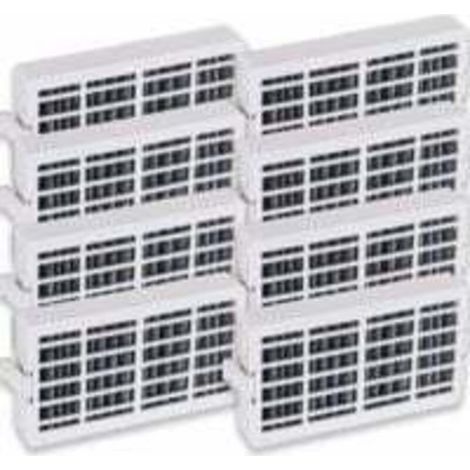 Lot de 8 filtres anti-odeurs pour réfrigérateurs Whirlpool, modèle W10311524 RAF1180, filtres à charbon actif compatibles avec le modèle Whirlpool W10311524 RAF1180 (1/5)