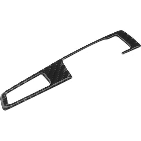 Couvercle de panneau de bouton de changement de vitesse en fibre de carbone (double interrupteur) pour les modèles Ford F07/F10/F25/F26 à conduite à gauche de 2009 à 2016. (1/5)