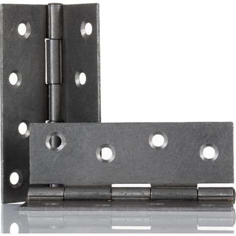 Rs Pro – Charnière pour meuble en acier 100mm x 71mm x 1.75mm – Fixation vissée – Charge maximale 100kg – Pack de 2 (1/2)