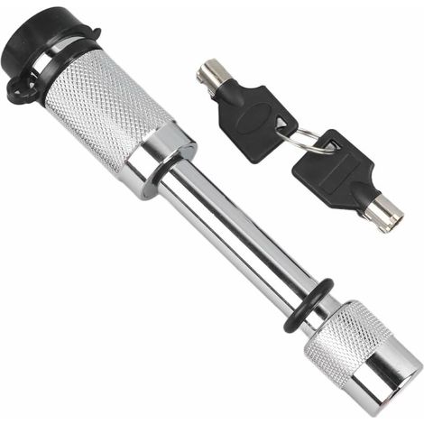 Serrure de Récepteur de Goupille d'attelage, Utilisation Pratique, Installation Simple, Serrure à Bille, Noyau de Remorque, Serrure de Goupille d'attelage, Antirouille avec (1/5)