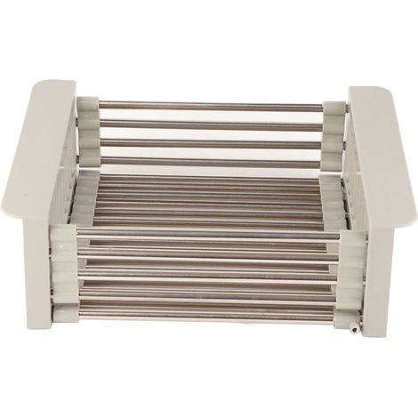 Étagère de drainage télescopique pour évier de lave-vaisselle, panier de vidange pour évier, étagère de lavage (1/5)