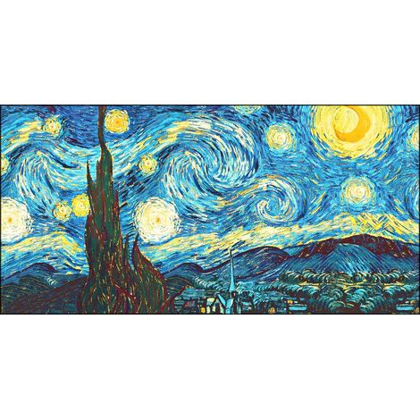 Lupia - Quadro su tela canvas DEEP 62X115 NOTTE STELLATA (1/3)