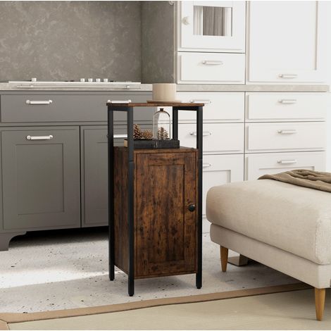 mobile contenitore 34x30x80 con ripiano regolabile OKMYHOME (1/4)