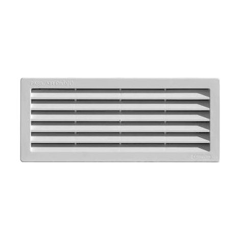GRIGLIA DA INCASSO CON RETE L. 254 X H. 108 MM Misura: Bianco