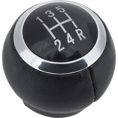 Pomello del cambio nero lucido a 5 marce per Toyota Avensis (1/5)