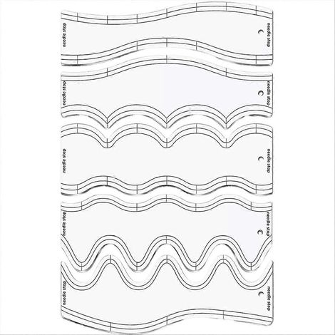 Gabarit de dessin à faire soi-même, règle de tailleur, règle souple pour patchwork (1/5)
