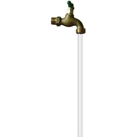Arrosoir invisible Fontaine d'arrosoir flottant invisible avec robinet en métal Décoration créative en cascade Convient pour le jardin en extérieur,,1 pièce