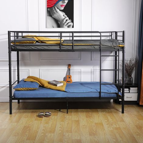 Eggree – Lit superposé industriel en métal 208.4x96.2cm – Échelle incluse – Limite de poids 90kg – Pour chambre moderne (1/4)