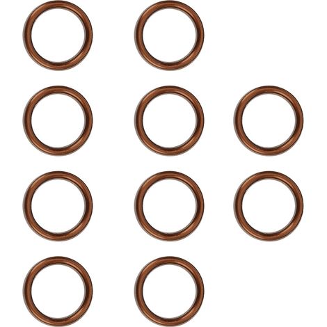 Lot de 10 joints d'échappement en aluminium pour motos tout-terrain chinoises XR50 et CRF50. (1/5)