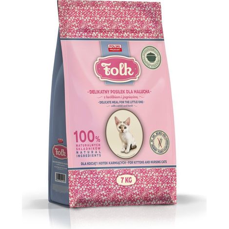 FOLK Repas délicat pour tout-petits au lapin et à l'agneau 7 kg (1/4)