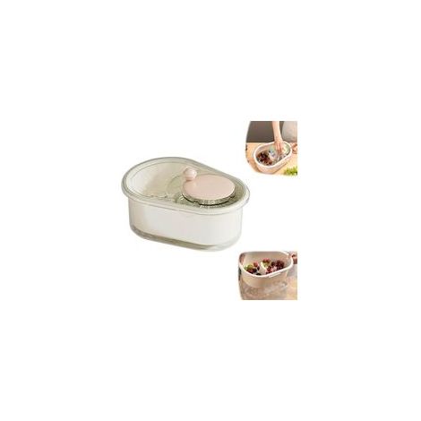 Nettoyeur rotatif fruits/légumes Bol avec brosse intégrée Portable et efficace